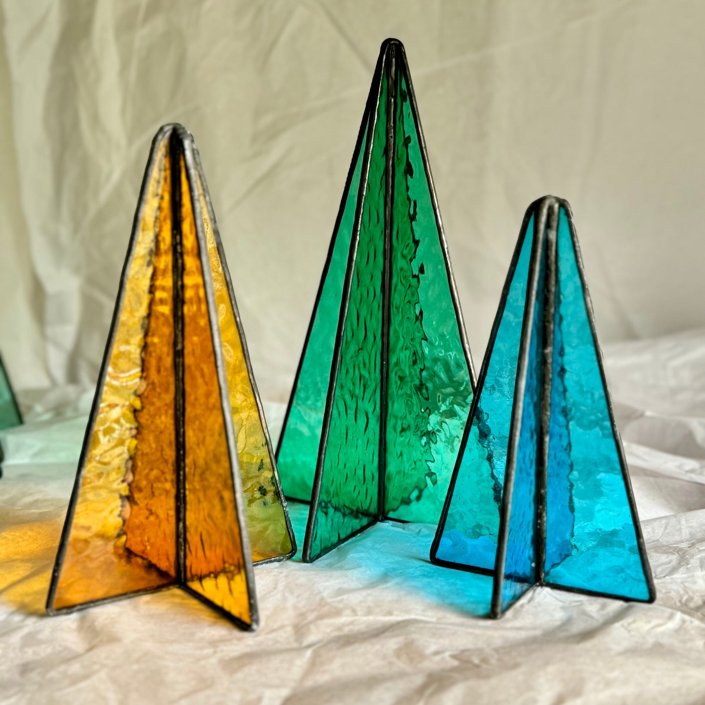 Sapin Trees Set of Three Bright