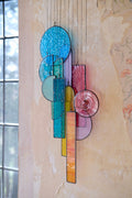 Fragments of Stained Glass Artwork