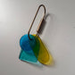 Glass Shapes Key Ring