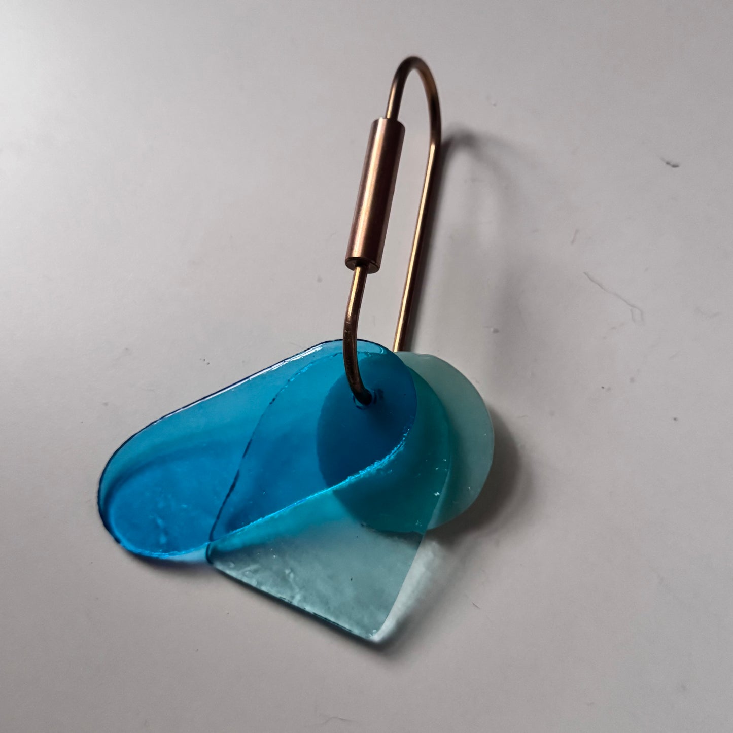 Glass Shapes Key Ring