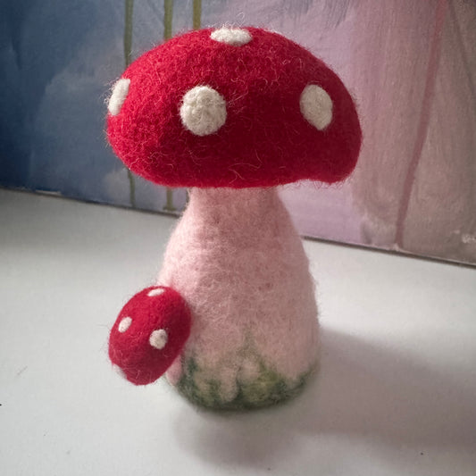 Red Felt Toadstool
