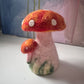 Orange Felt Toadstool