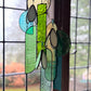 Snowdrop 1 Stained Glass Hanging Sculpture