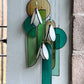 Snowdrop 2 Stained Glass Hanging Sculpture