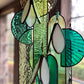 Snowdrop 2 Stained Glass Hanging Sculpture