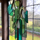 Snowdrop 2 Stained Glass Hanging Sculpture