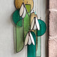 Snowdrop 2 Stained Glass Hanging Sculpture
