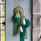 Snowdrop 2 Stained Glass Hanging Sculpture