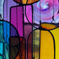 Fragments of Stained Glass Artwork