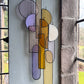 Winter Sun Stained Glass Hanging Sculpture