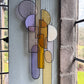 Winter Sun Stained Glass Hanging Sculpture