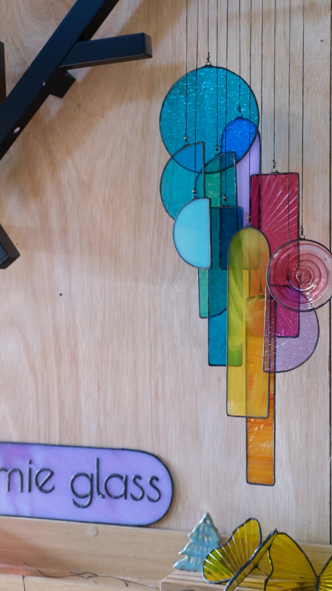 Fragments of Stained Glass Artwork