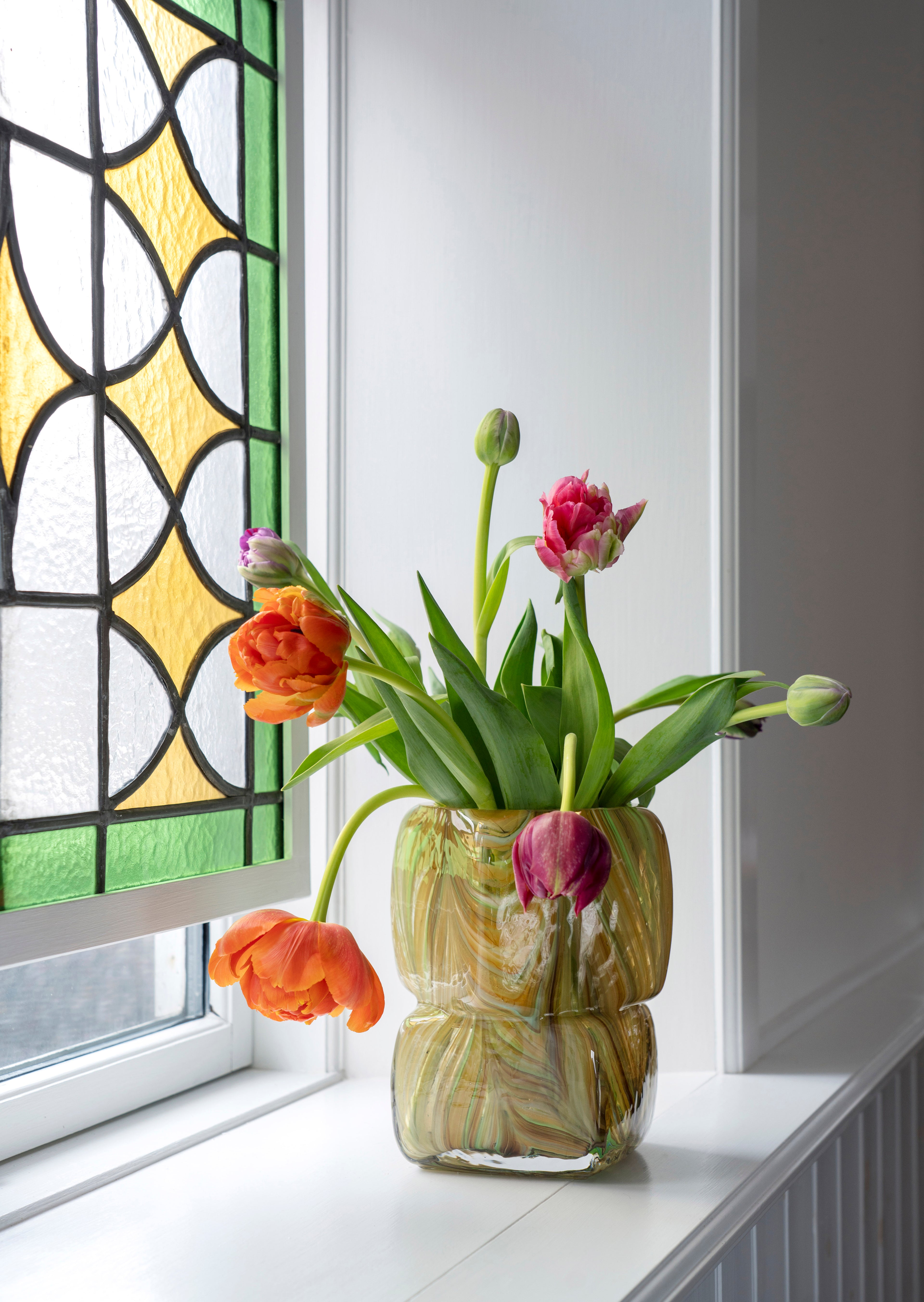 Square Swirl Vase