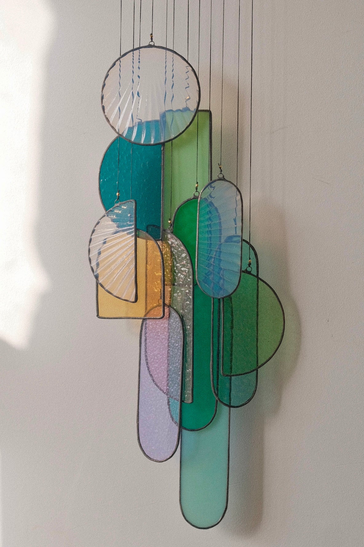 Opaline Stained Glass Sun Catcher