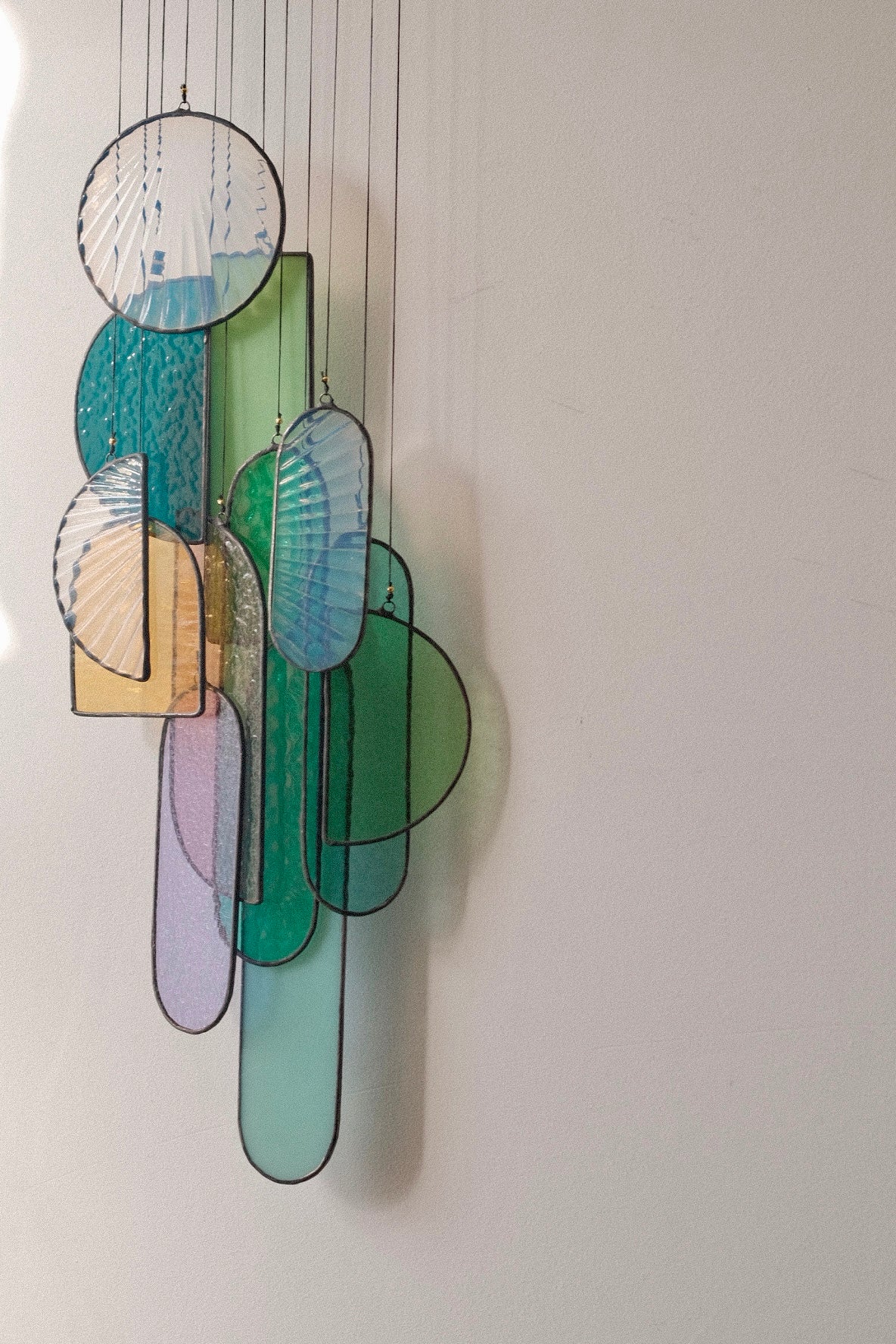 Opaline Stained Glass Sun Catcher