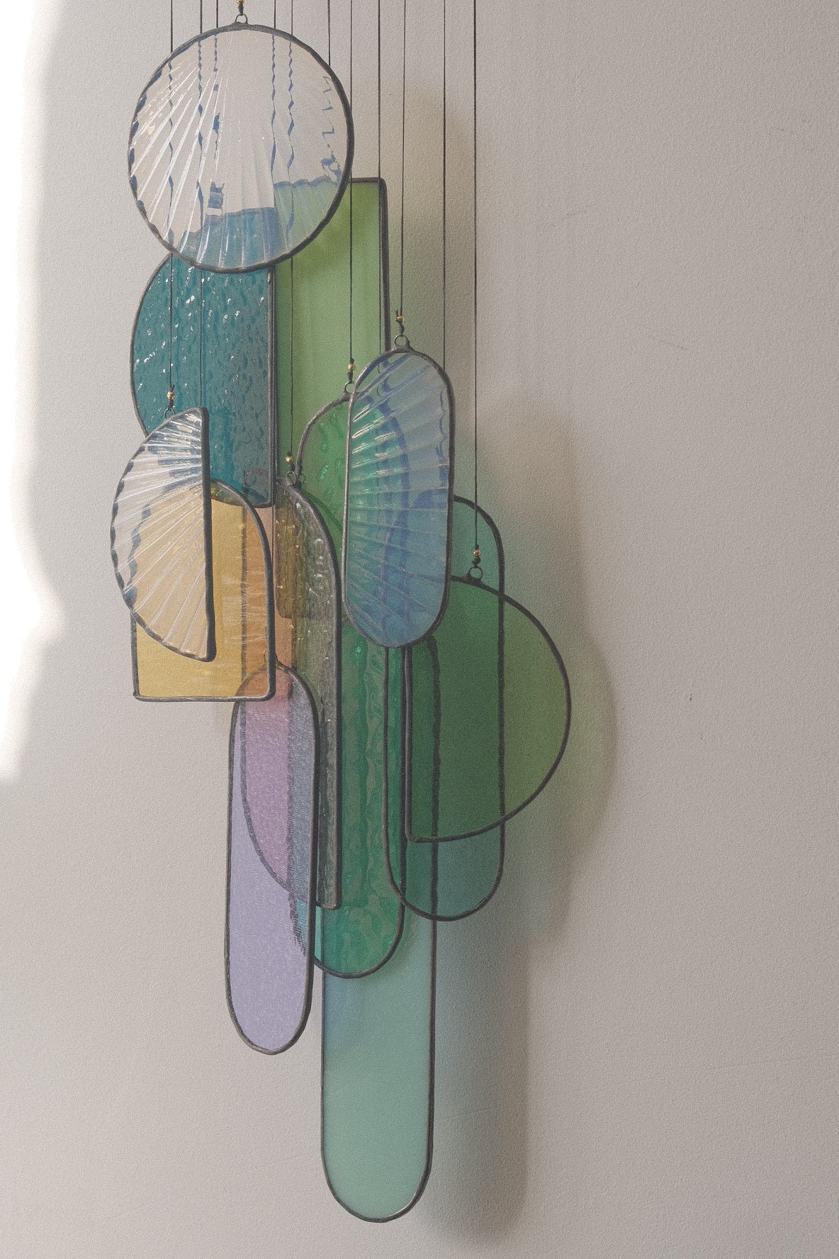 Opaline Stained Glass Sun Catcher